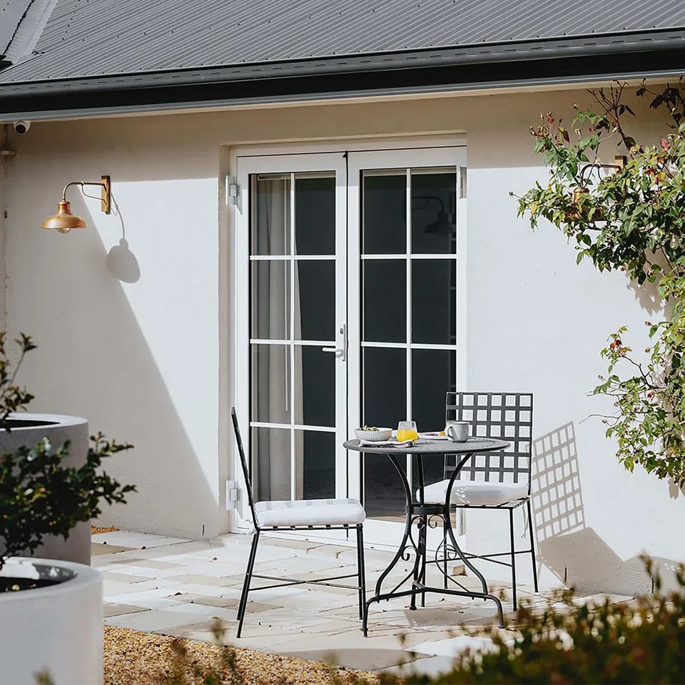 Annabel Round Table 70cm Black -Outdoor Bistro dining