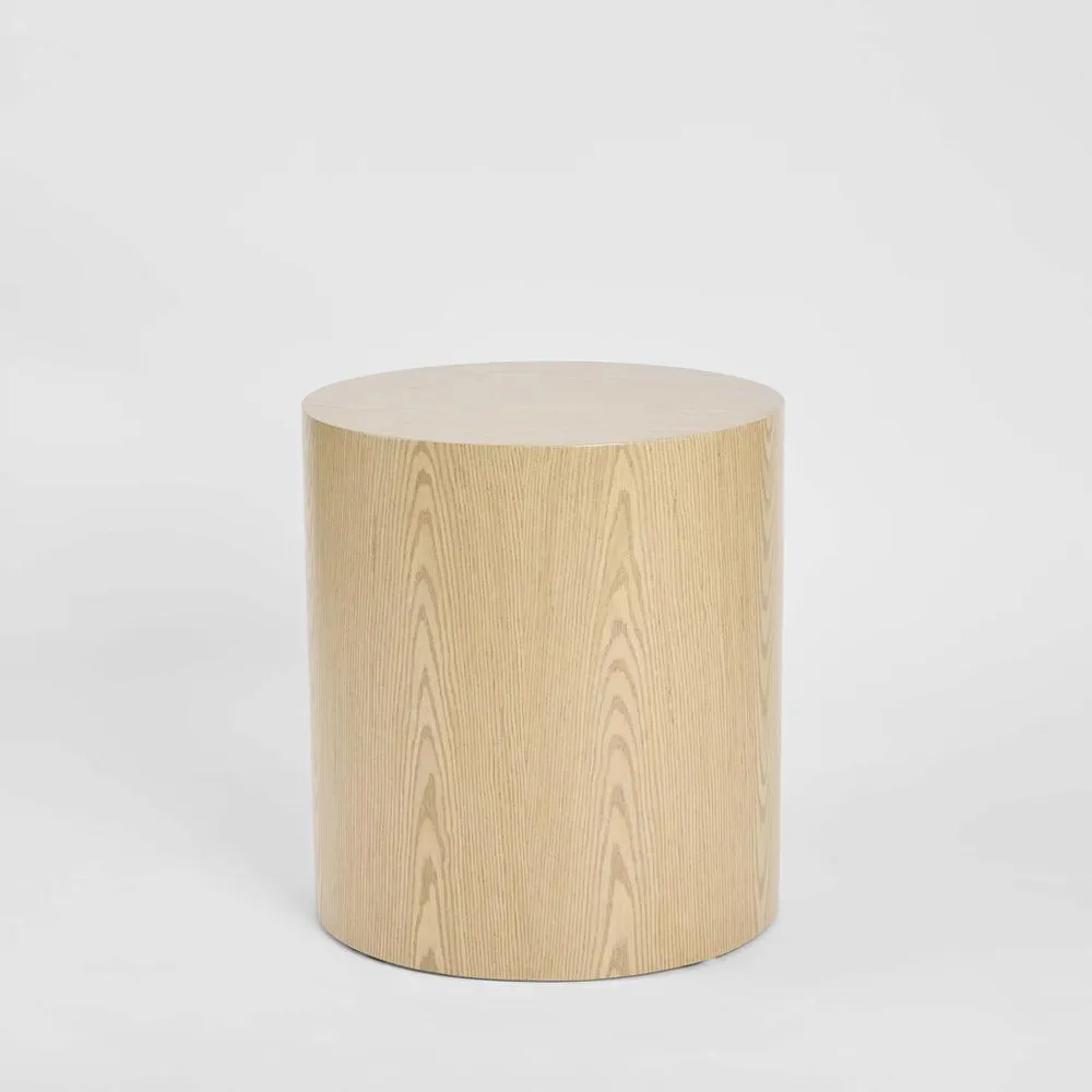 Arc Bedside Light Oak 1 Drawer