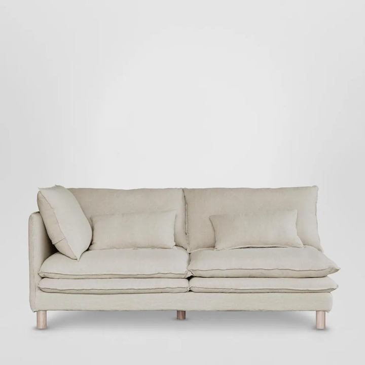 Aura 3 Seater with Chaise Natural