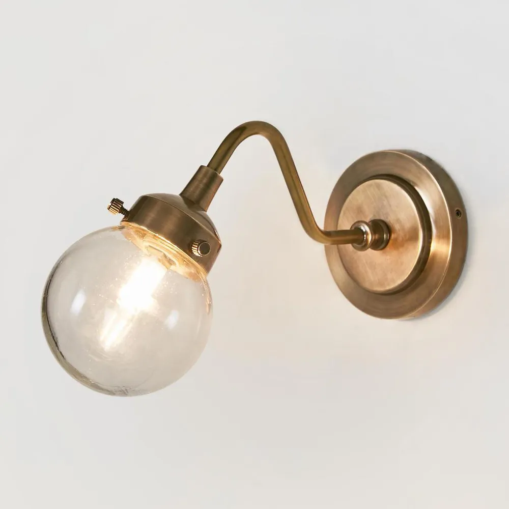Beacon Outdoor Wall Light Antique Brass