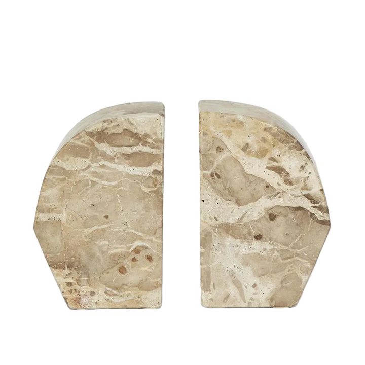 Bennet Marble Bookend Mocha
