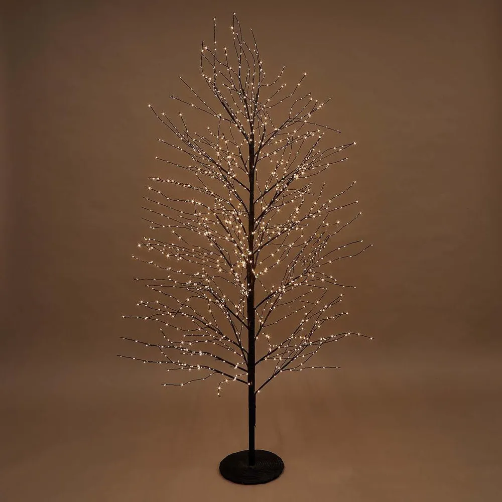 Black Forest Light Up Tree with 900 Lights 150cm