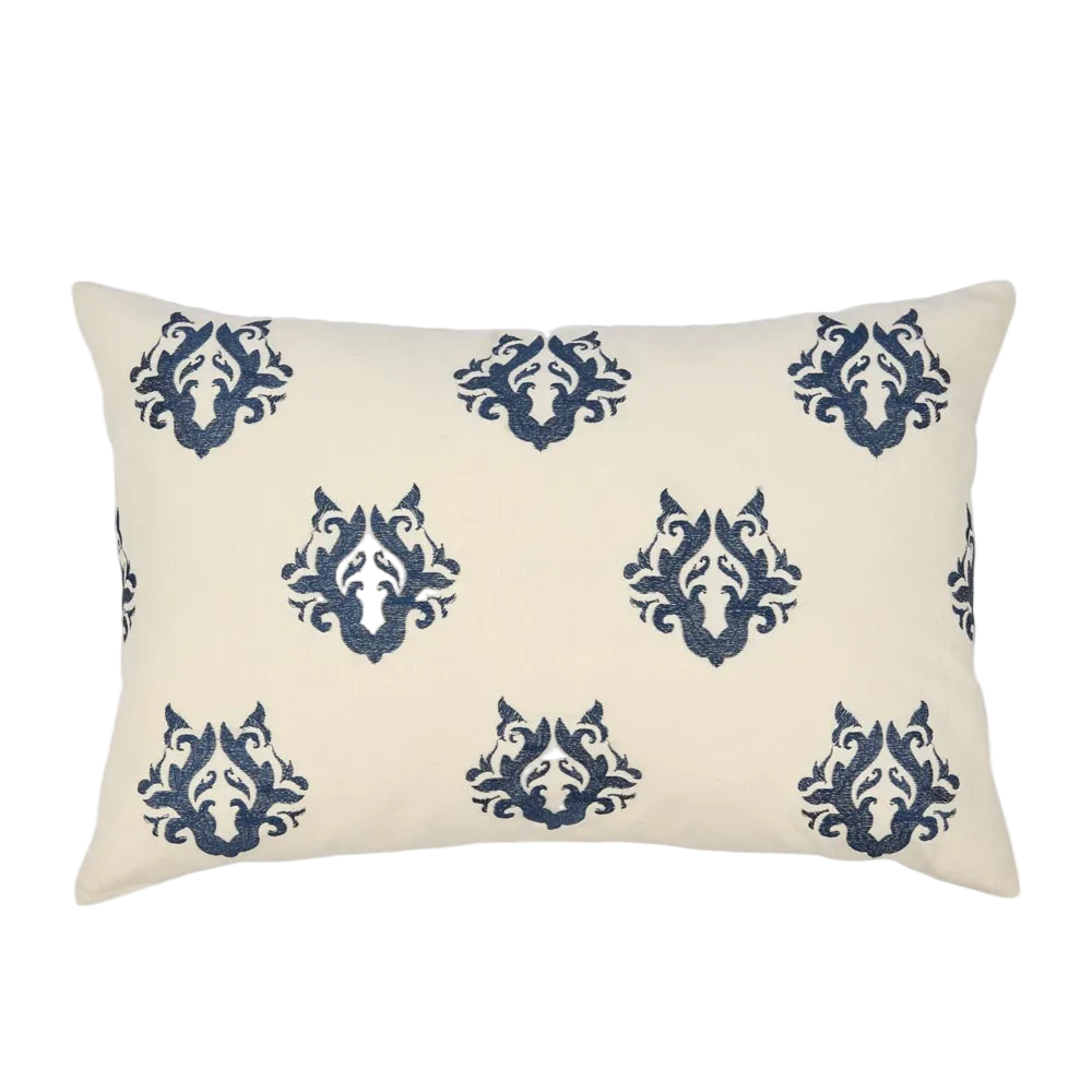 Bluebird Cushion Cover 40x60cm Blue/White