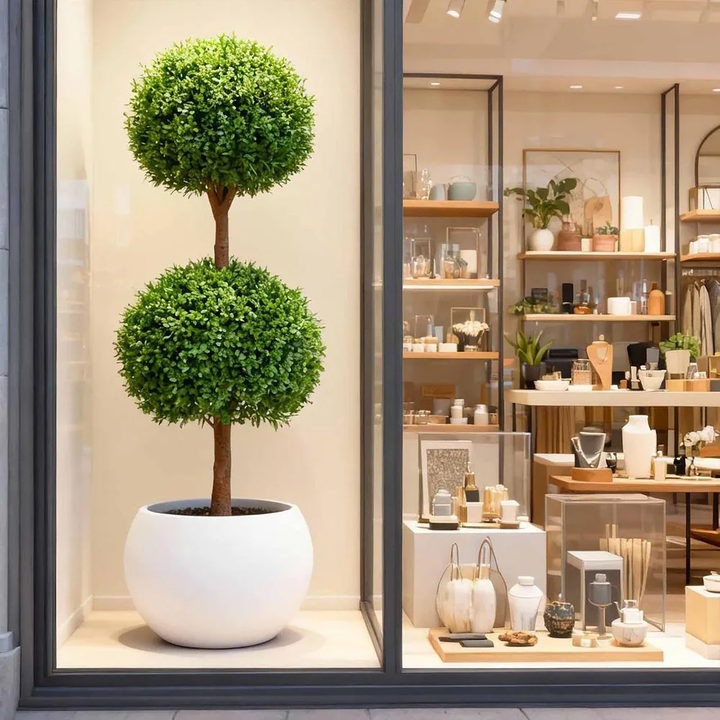 Boxwood Double Ball Tree 1.1m