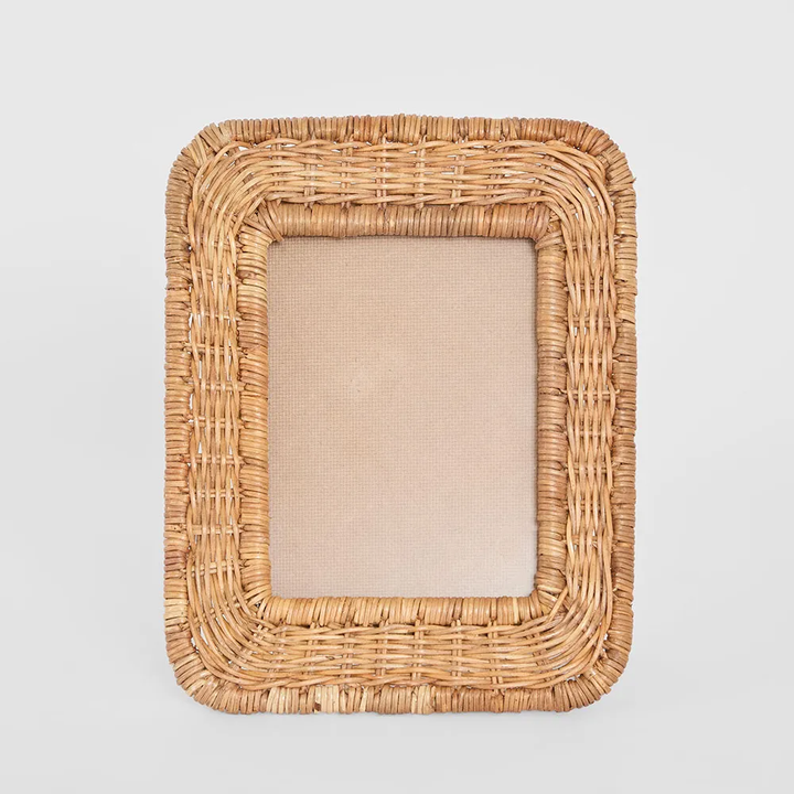 Bree Rattan Photo Frame Brown