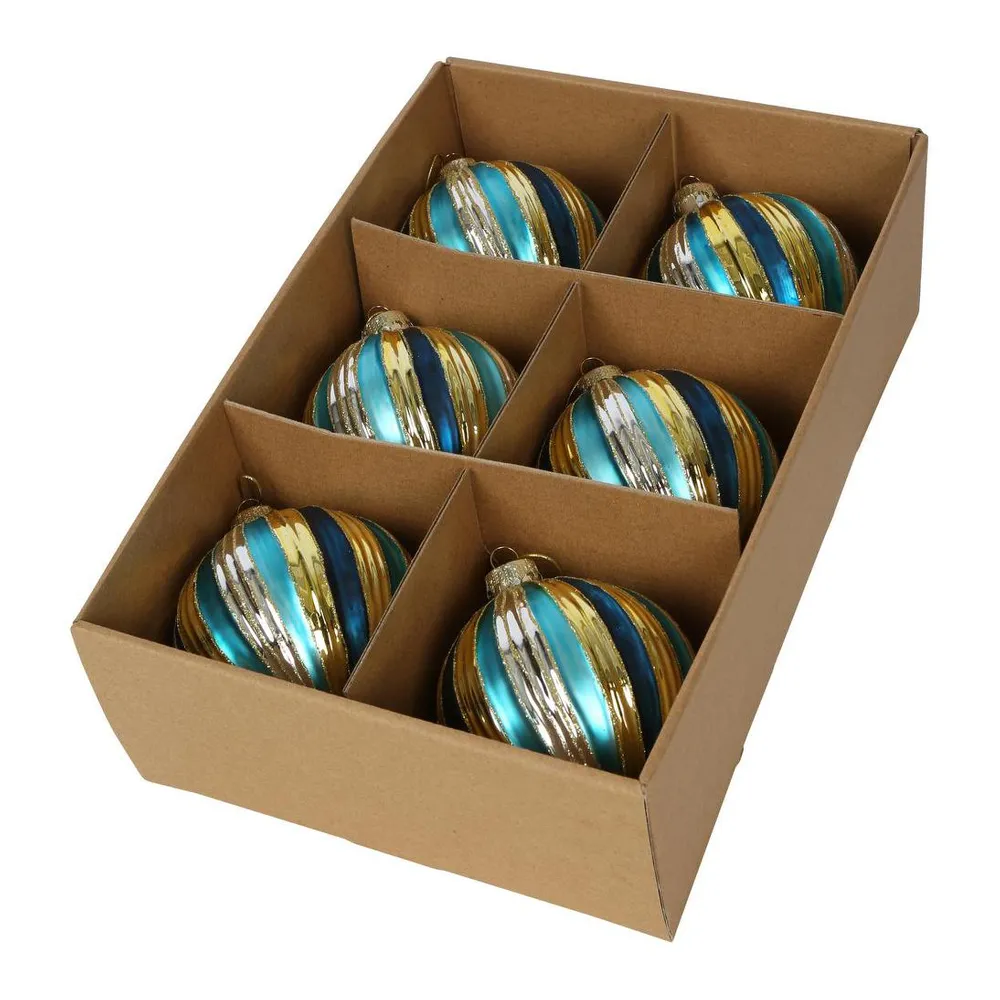 Calli Boxed Set of 6 Baubles