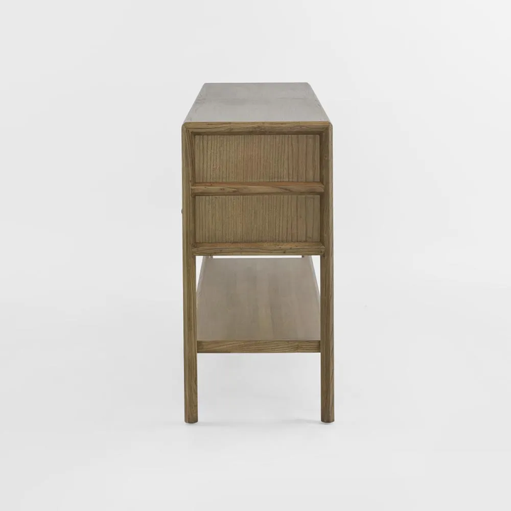 Cambridge 7 Drawer Console Elm Natural