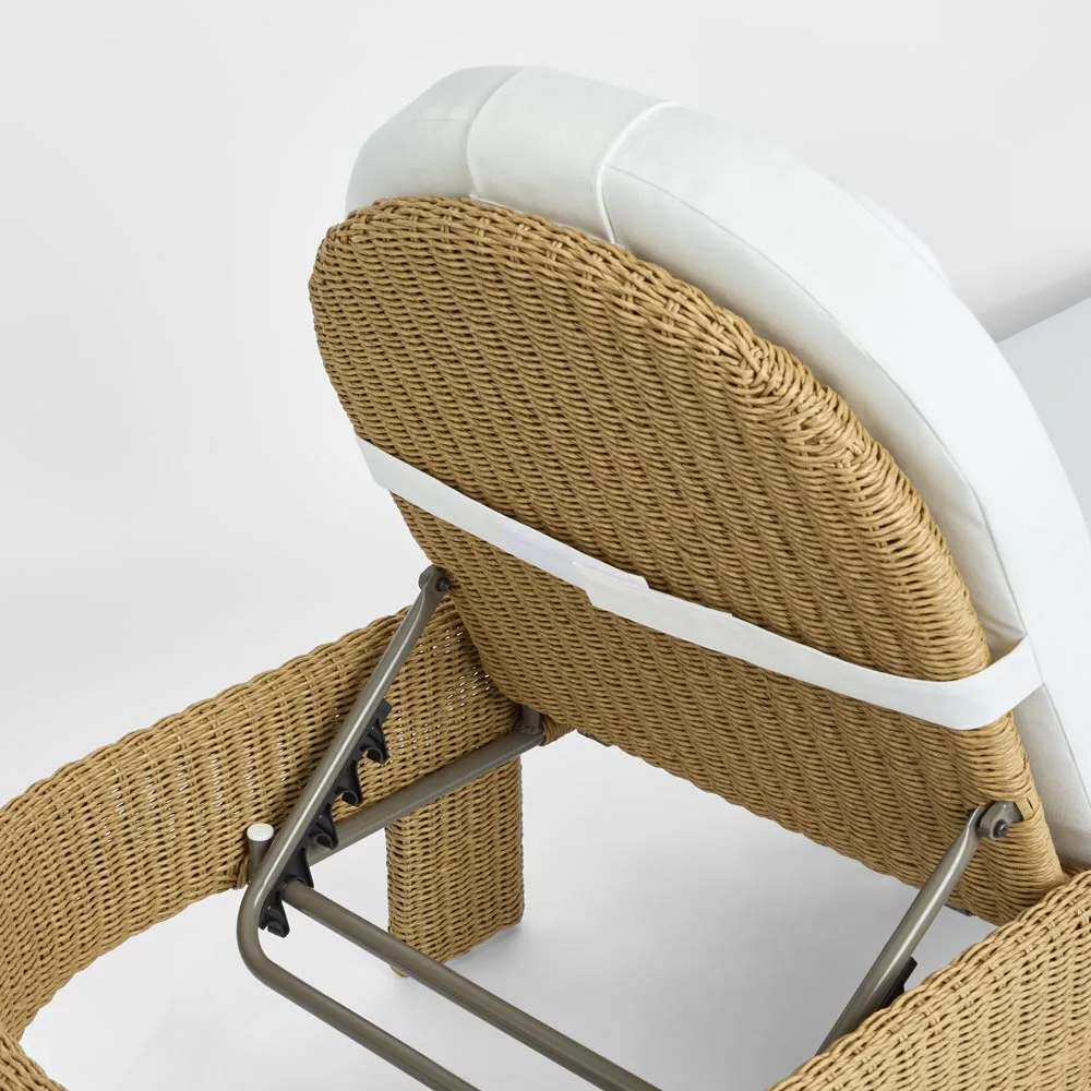 Cassius  Sunlounge Natural Outdoor