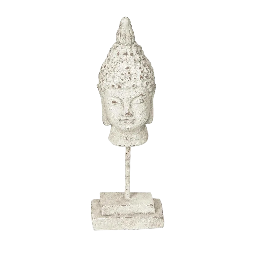 Cement Buddha on Stand