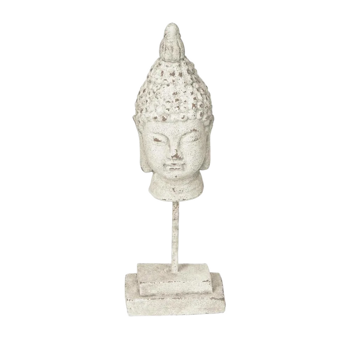 Cement Buddha on Stand