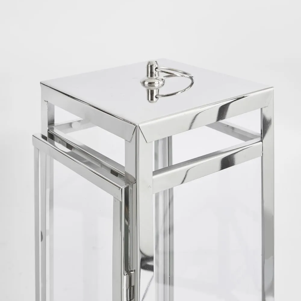 Charlotte Lantern Medium Nickel