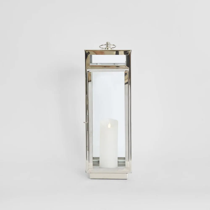 Charlotte Lantern Small Nickel