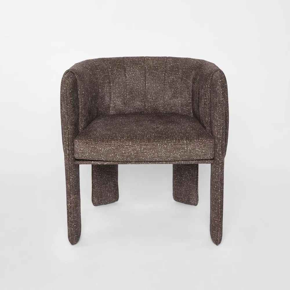 Clara Dining Chair with arms Cocoa