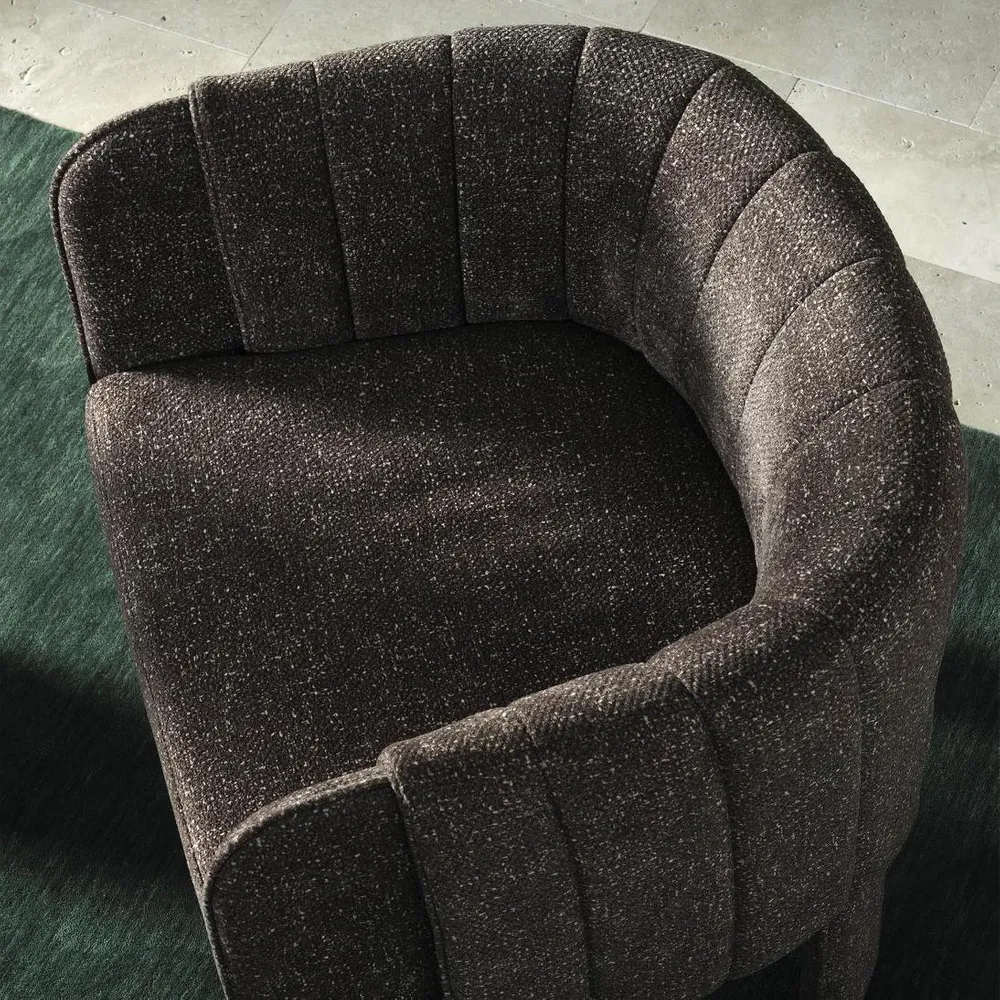 Clara Dining Chair with arms Cocoa