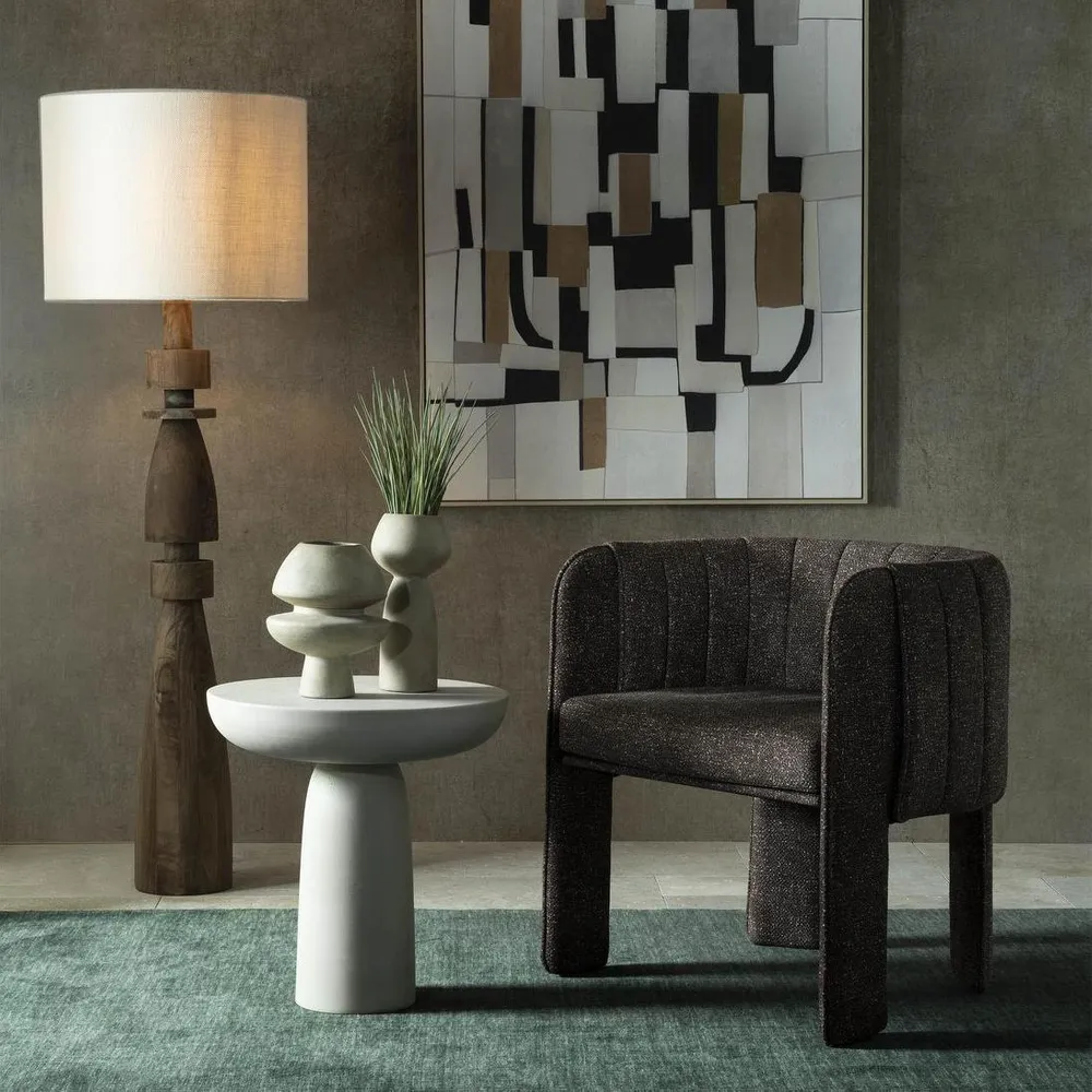 Clara Dining Chair with arms Cocoa