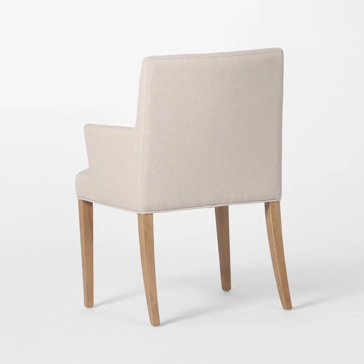 Clifton Dining Chair w/ Arms Beige