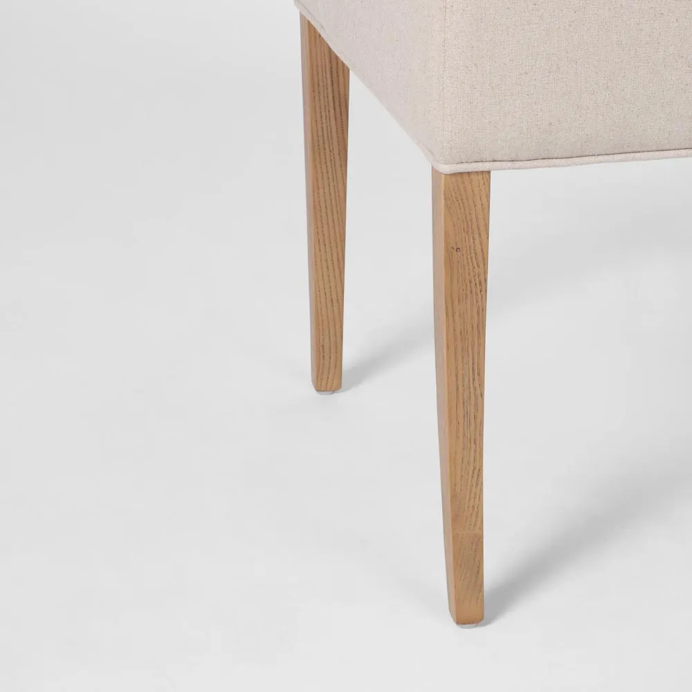 Clifton Dining Chair w/ Arms Beige