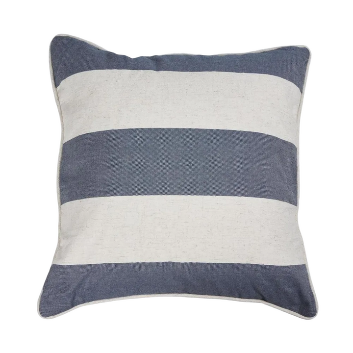 55 cm Throw Cushion Denim Stripe