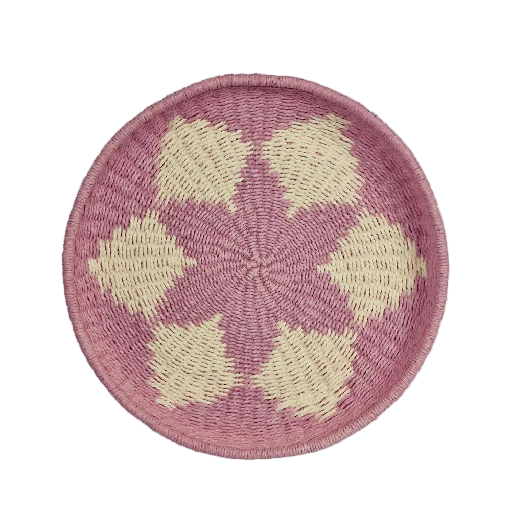 Dula Basket Pink Natural
