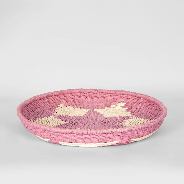 Dula Basket Pink Natural
