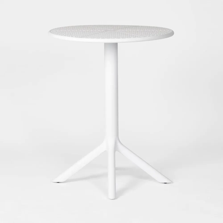 Ellee Café Bistro Table All Weather outdoor White 60cm
