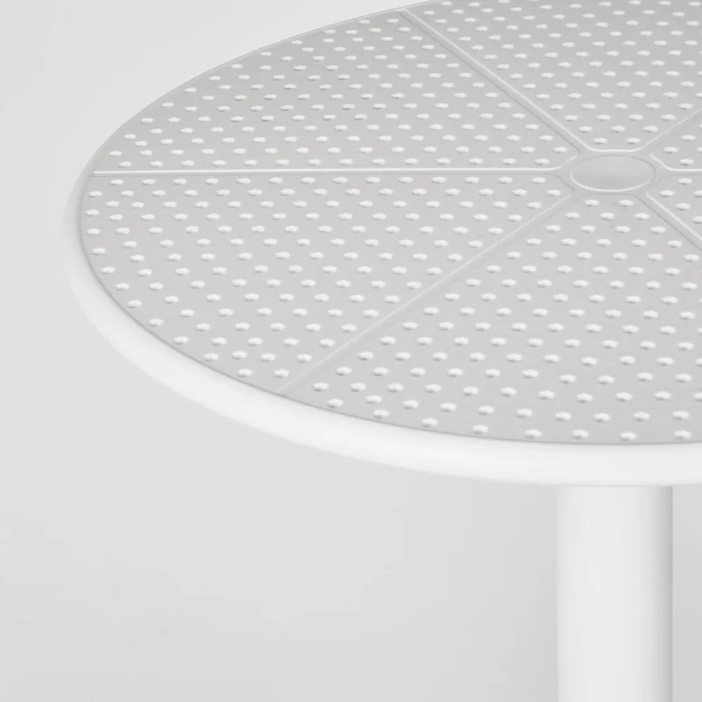 Ellee Café Bistro Table All Weather outdoor White 60cm