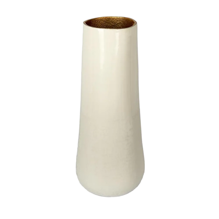 Elsa Tall Vase White Gloss