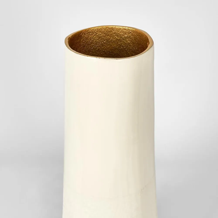 Elsa Tall Vase White Gloss