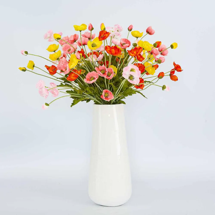 Elsa Tall Vase White Gloss
