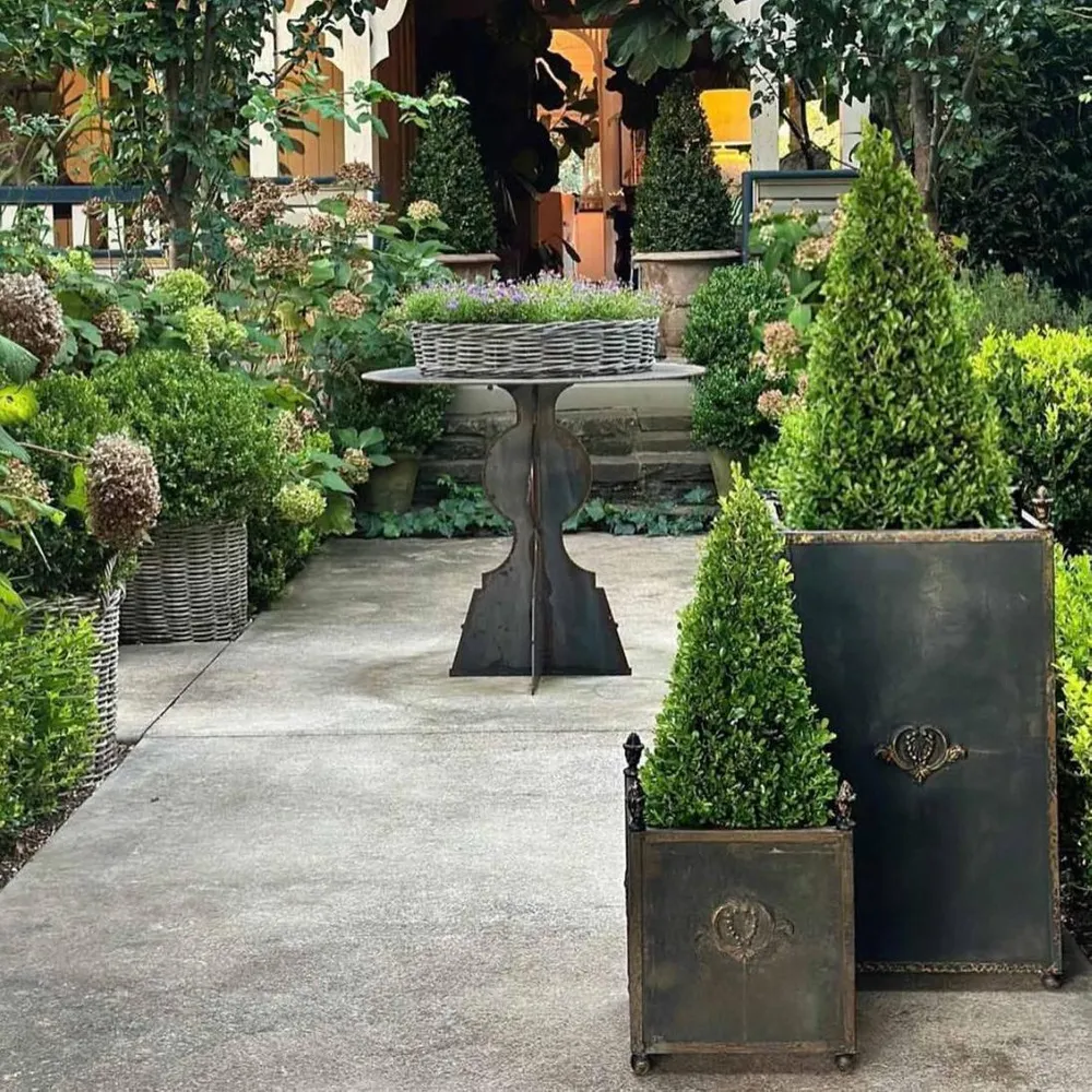 Estate Footed Iron Planters (Set of 3)