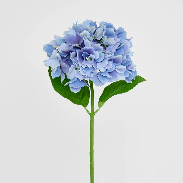 Hydrangea Stem Soft Touch 50cm Blue