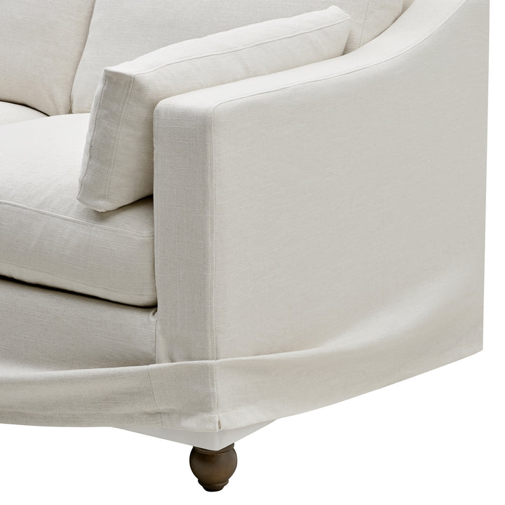 Clovelly Hamptons 2 Seat Sofa Ivory