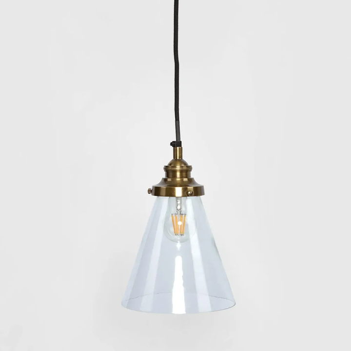 Gadsden Ceiling Pendant Extra Small Antique Brass