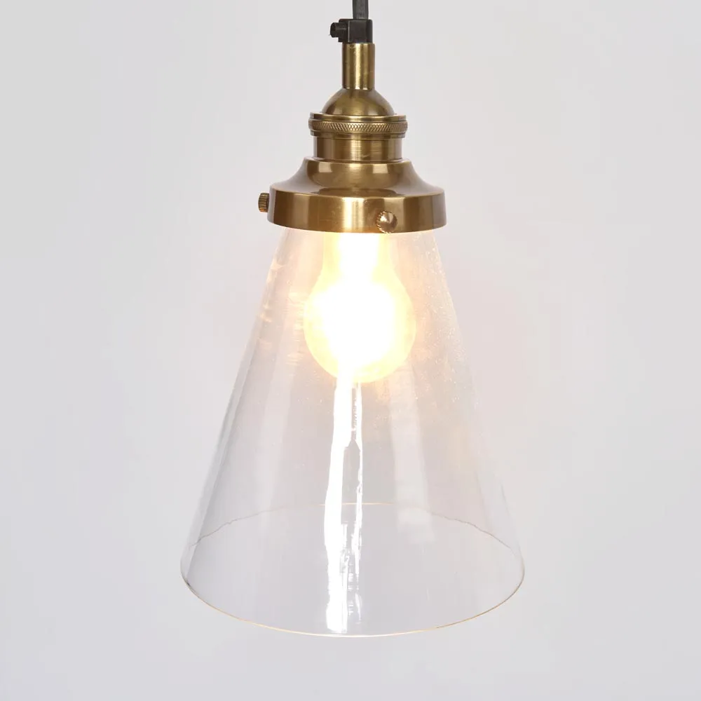 Gadsden Ceiling Pendant Extra Small Antique Brass