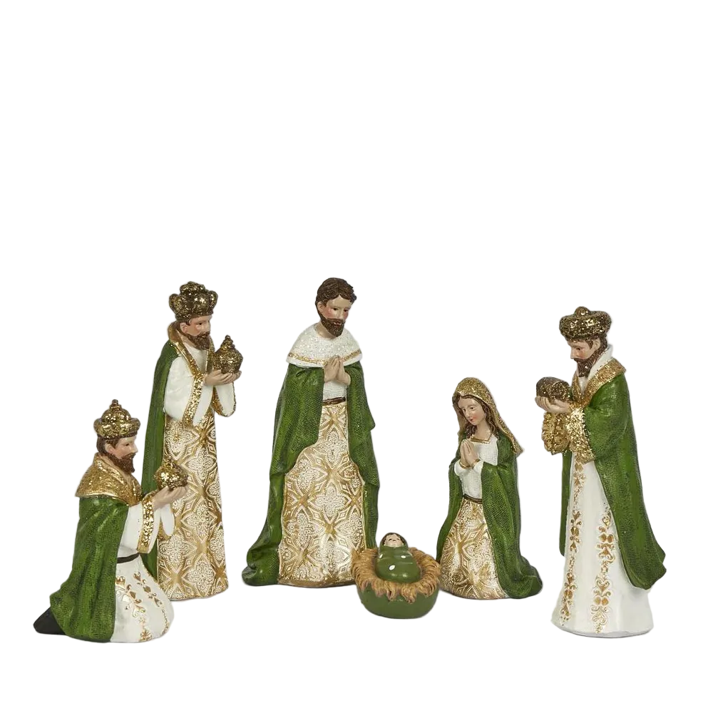 Greene Nativity Set (6 Pieces)