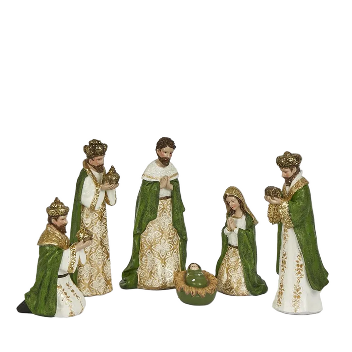 Greene Nativity Set (6 Pieces)