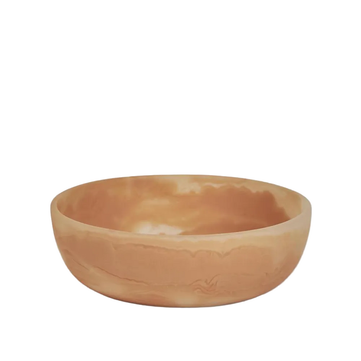 HALO Swirl Resin Serving Bowl Medium Peach