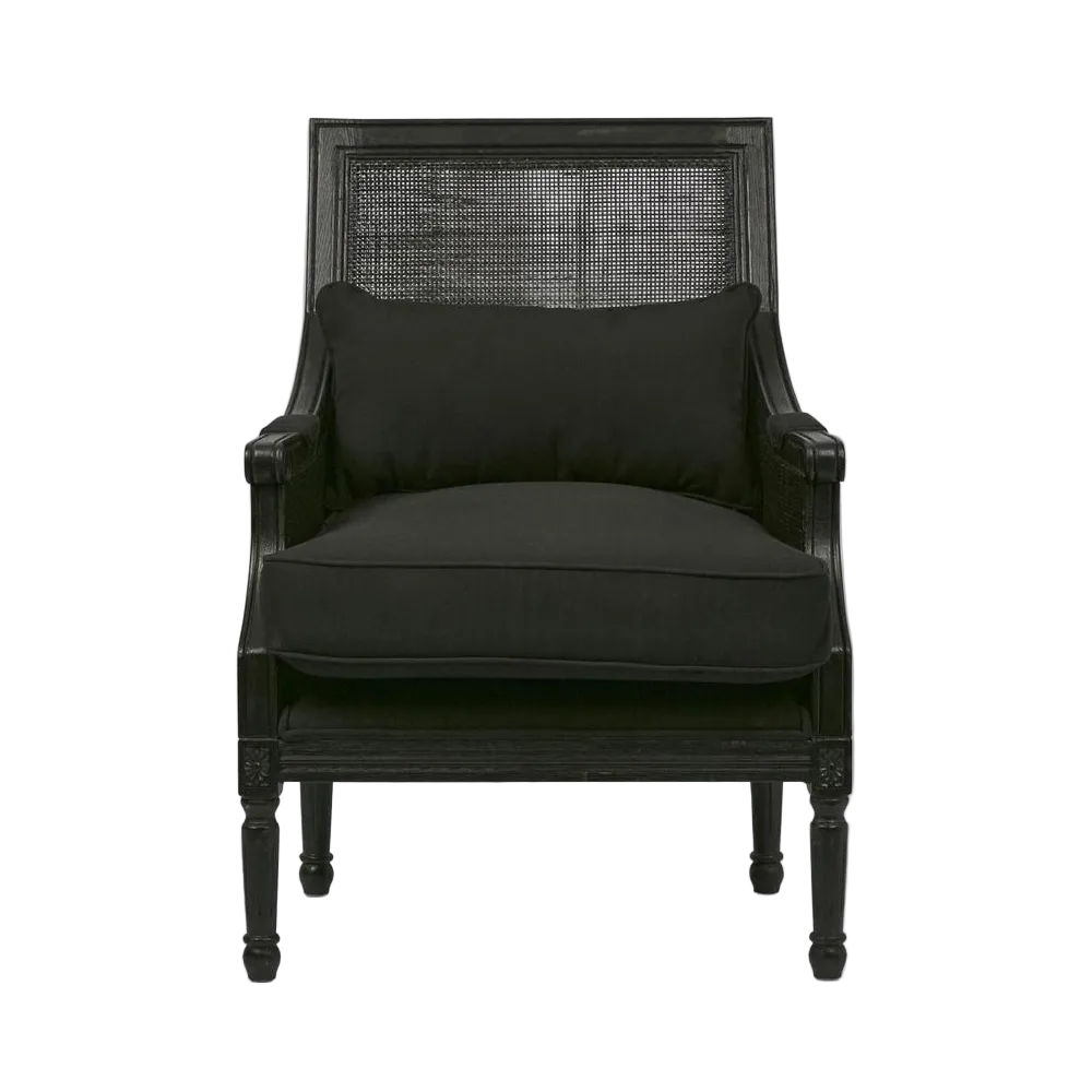 Hicks Black Armchair