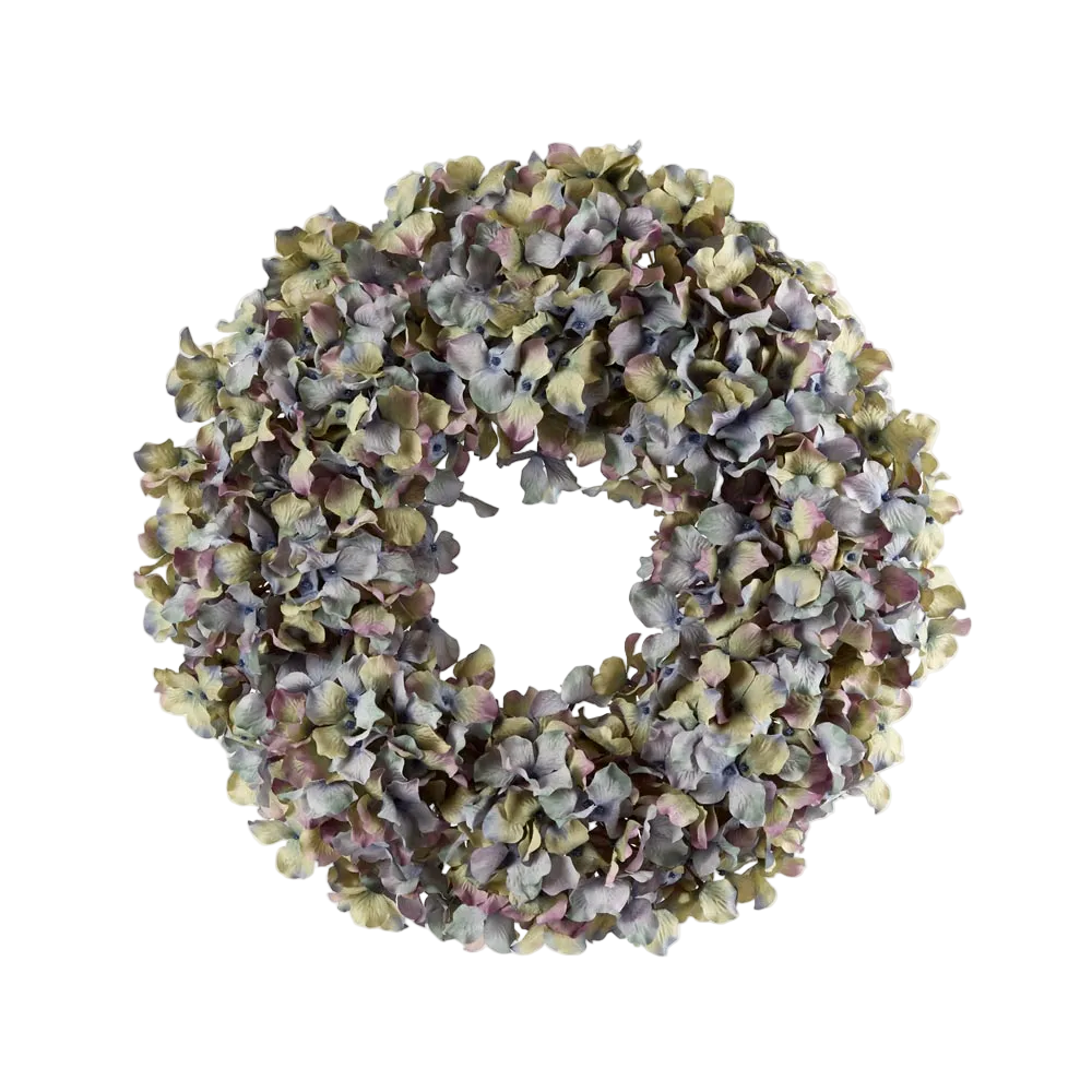 Hydrangea Wreath Blue