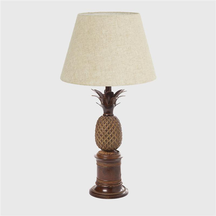 Bermuda Pineapple Table Lamp Base Brown - Base Only