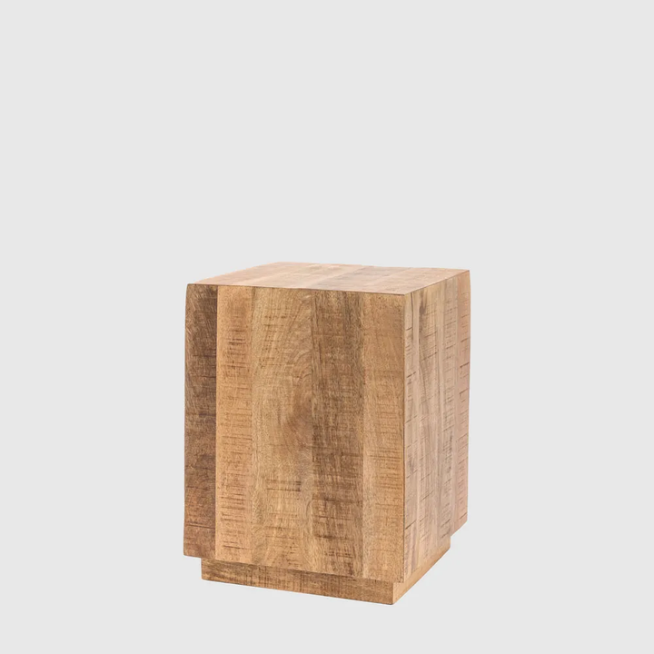 Iowa Side Table Natural 400x400x550mm