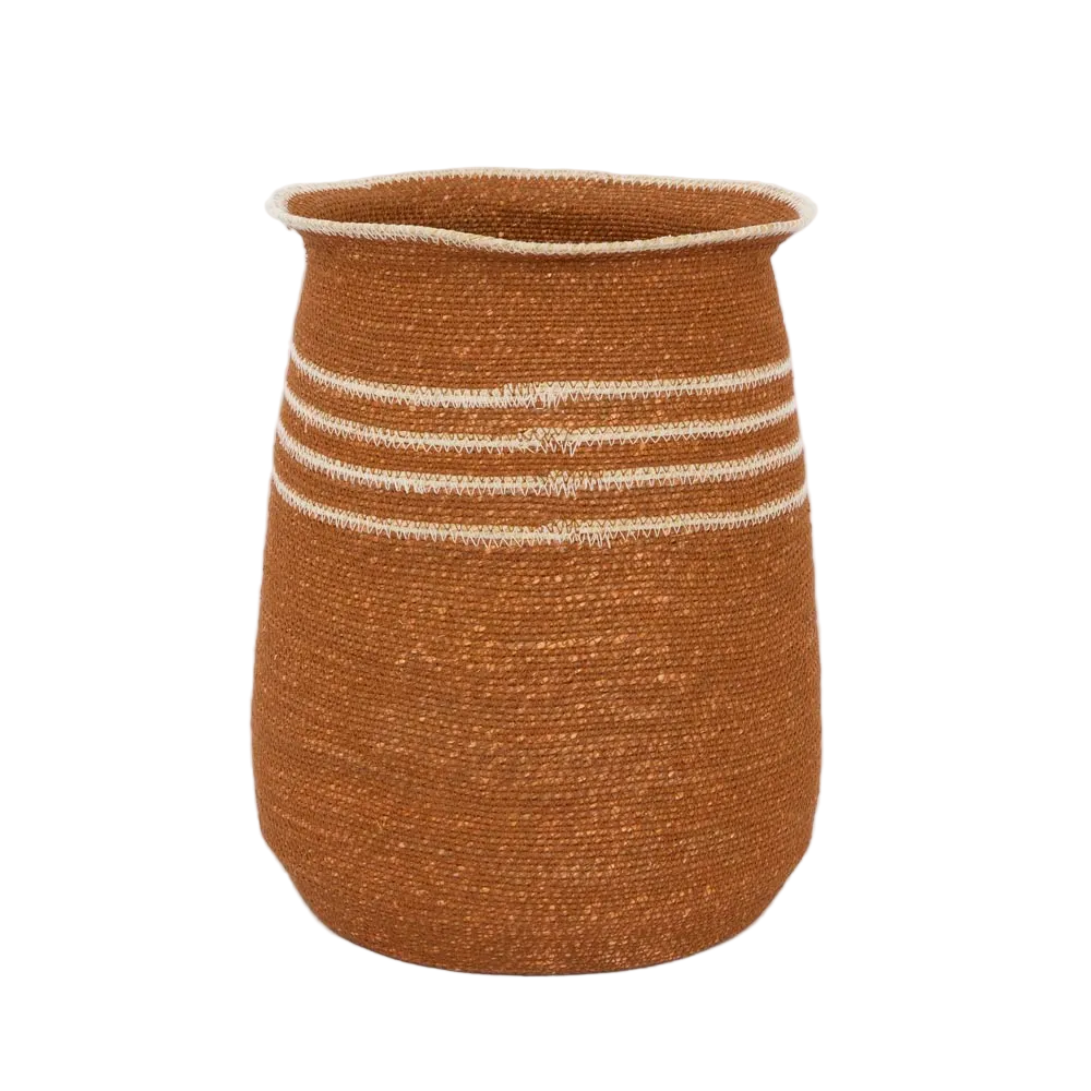 Kelm Woven Basket Rust