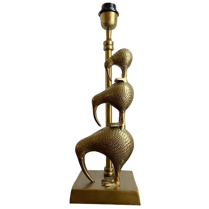 Kiwi Table Lamp Base only Antique Gold