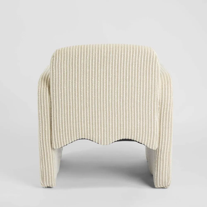 Margot Armchair Natural/White Stripe