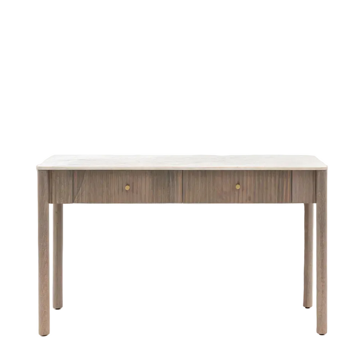 Marmo 2 Drawer Console 1300x450x750mm