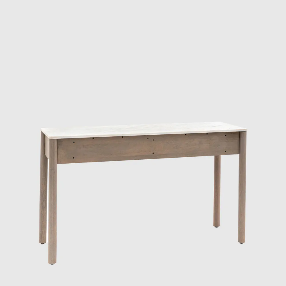 Marmo 2 Drawer Console 1300x450x750mm