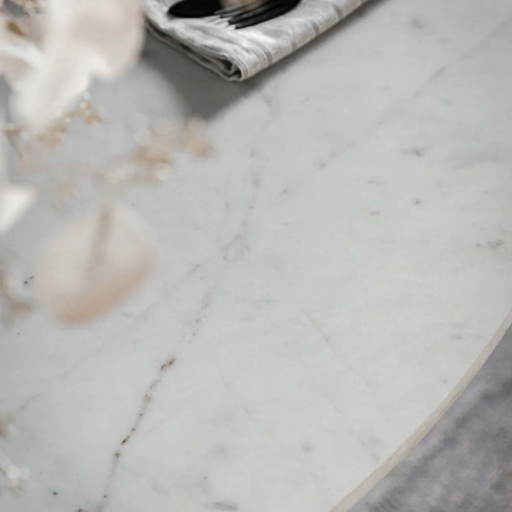 Marmo Round Dining Table 1100x1100x750mm