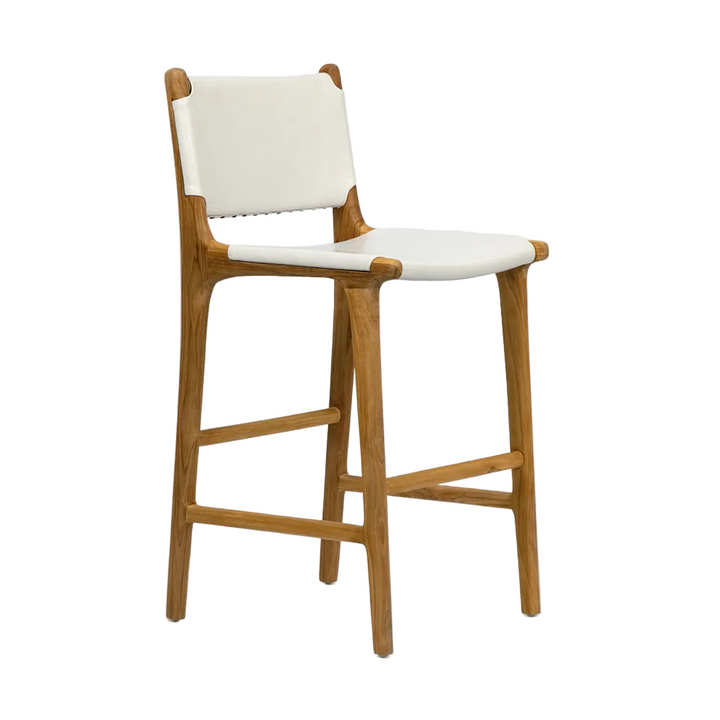 Marvin Bar stool High Back White