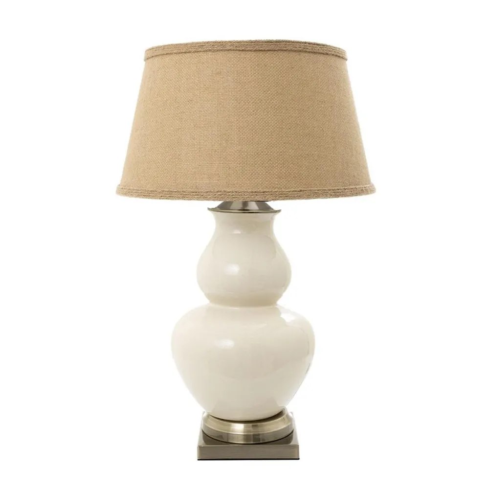 Matisse Ceramic Table Lamp Base Cream - Base Only