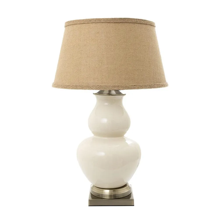 Matisse Ceramic Table Lamp Base Cream - Base Only